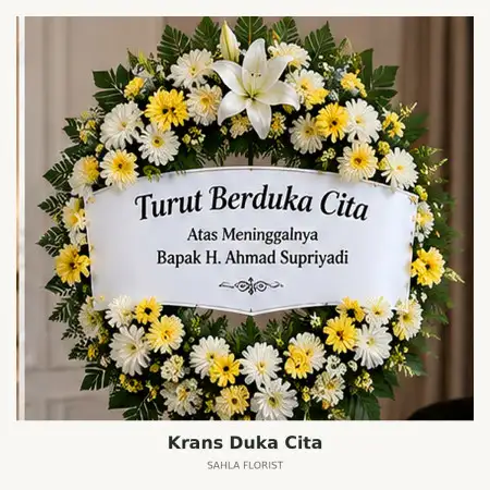 Krans Bunga Duka Pantai Indah Kapuk